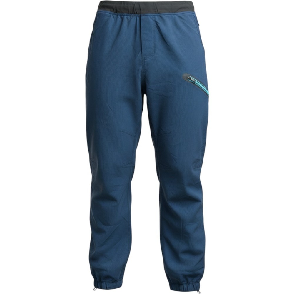 Lululemon Jogger Track Pants Mens L Blue Technical Cinch Hem Zip Pocket Gorpcore